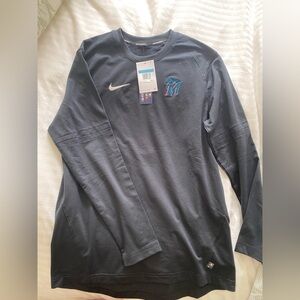 Miami Marlins Nike Men's Black Long Sleeve Tee Medium